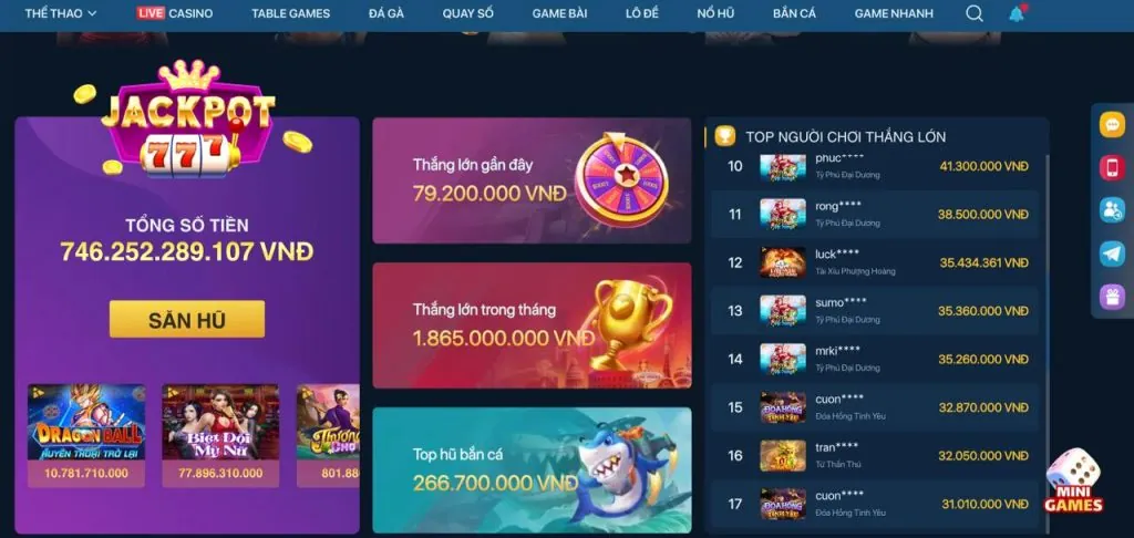 Biểu đồ cấp độ VIP và yêu cầu thăng cấp